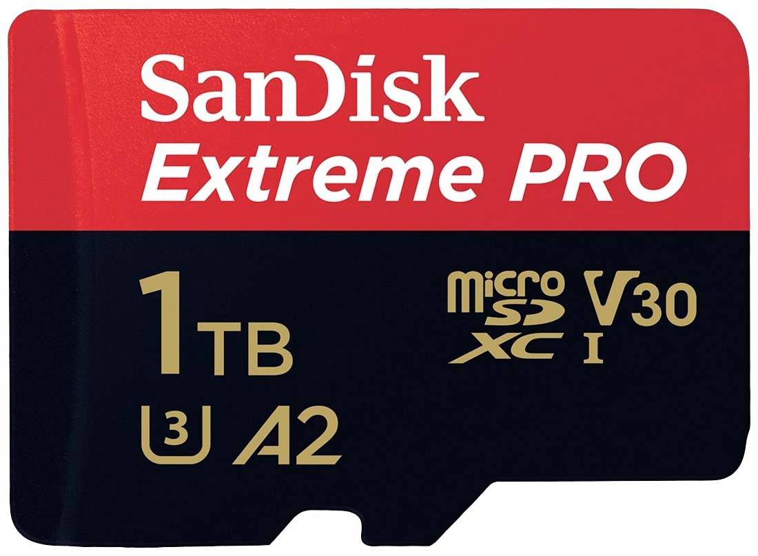 SD MicroSD Card 1TB SanDisk Extreme Pro SDXC inkl. Adapt - SDSQXCD-1T00-GN6MA