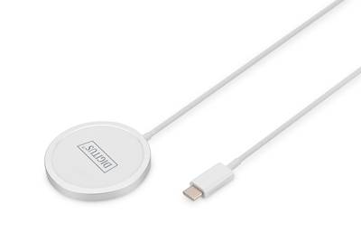 4016032482765 - Ladegerät wireless 15W magnetisch für Apple weiß (DA-10080) - Digitus 4016032482765 - Ladegerät wireless 15W magnetisch für Apple weiß (DA-10080) - Digitus