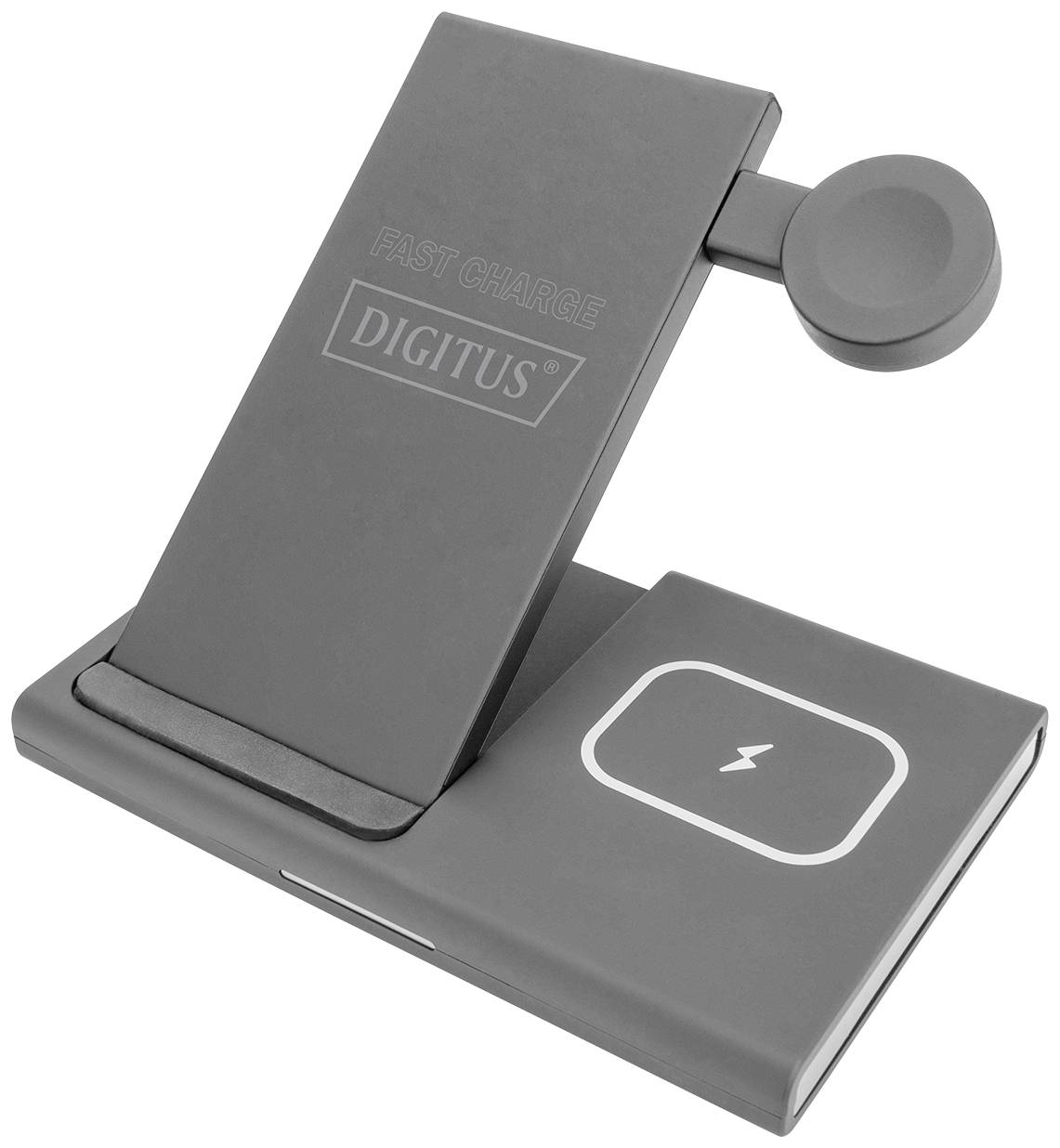 DIGITUS Ladegerät wireless 3in1 für Apple Produkte schwarz - DA-10084