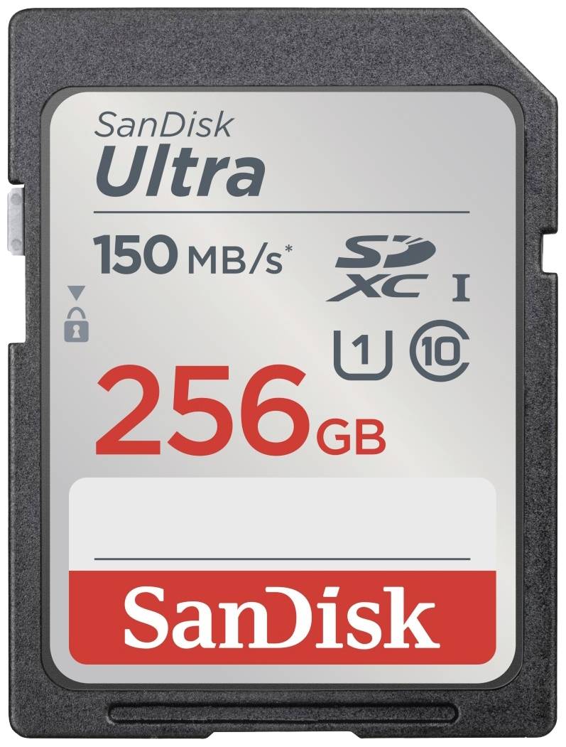 SD Card 256GB SanDisk SDXC UHS-I 150MB/sec - SDSDUNC-256G-GN6IN