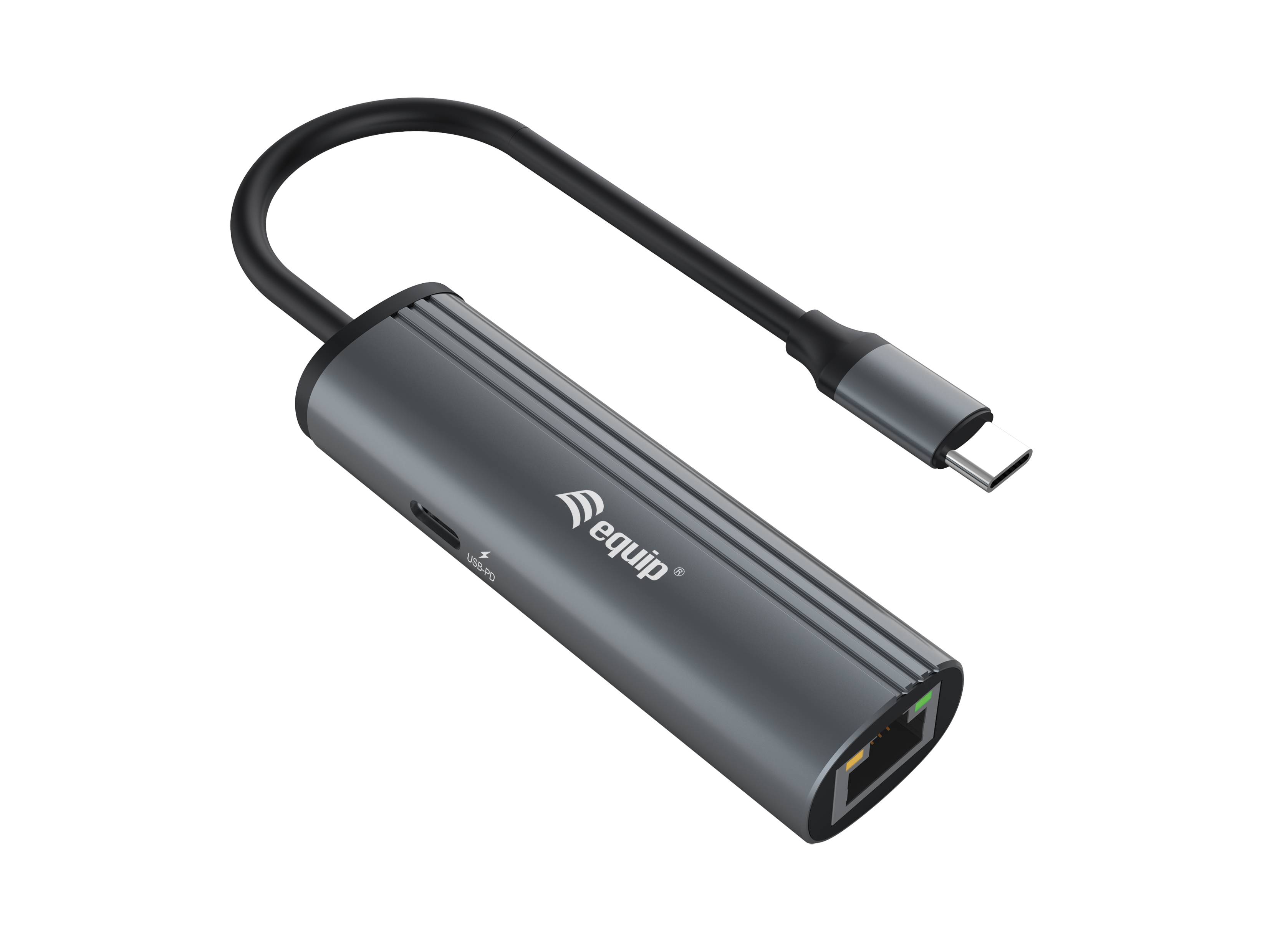 4015867228852 - Equip Dock USB-C->GbE100WPD30 15cm gr 4015867228852 - Equip Dock USB-C->GbE100WPD30 15cm gr
