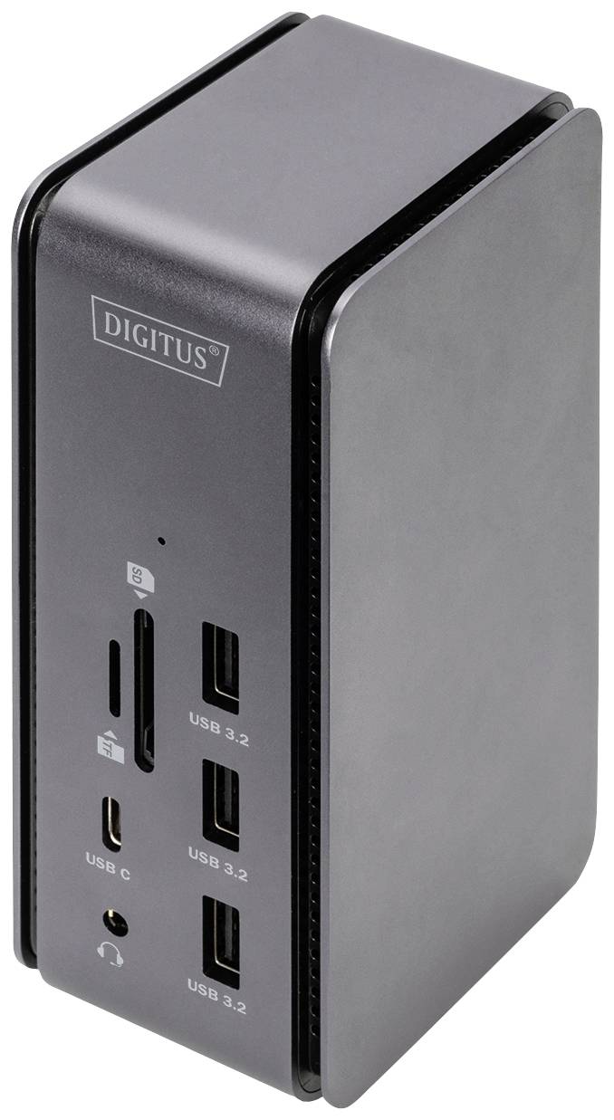 DIGITUS Dockingstation USB-C 14- Port 8K grau DIGITUS Dockingstation USB-C 14- Port 8K grau