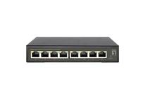 LevelOne Switch 8x GE GES-2108P Hilbert 112W 8xPoE+ - GES-2108P