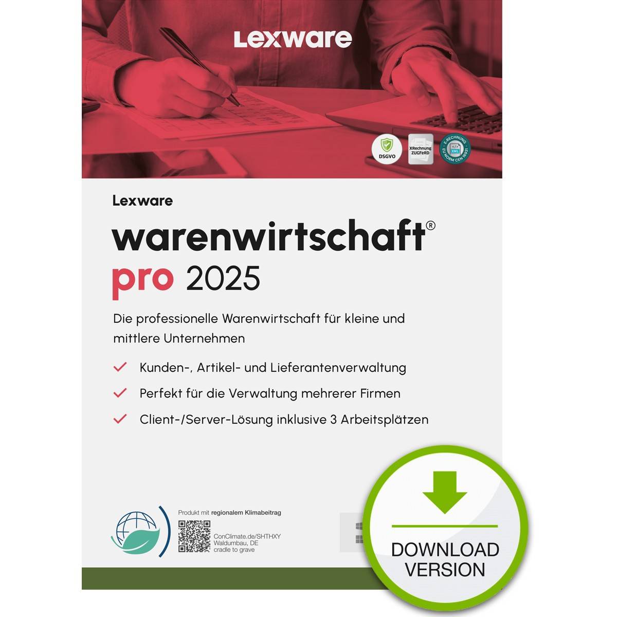 Lexware myCenter std/plus 5 Lizenzen 2025 ABO Download - 18007-2052