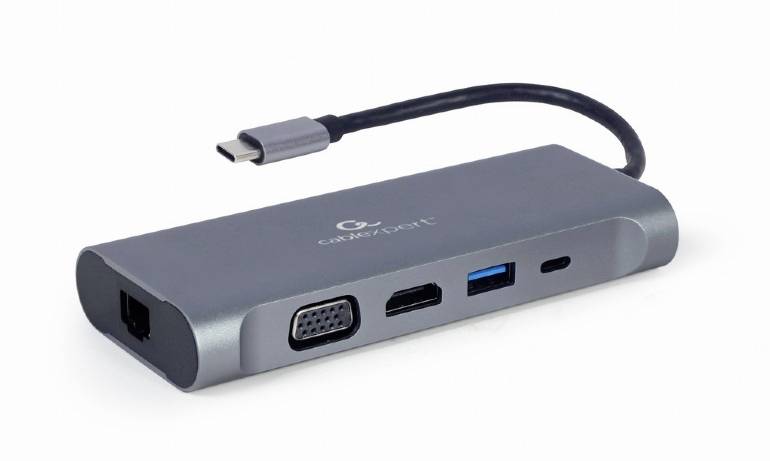 8716309121477 - A-CM-COMBO7-01 Notebook-Dockingstation Port-Replikator USB 32 Gen 1 (31 Gen 1) Type-A Grau 8716309121477 - A-CM-COMBO7-01 Notebook-Dockingstation Port-Replikator USB 32 Gen 1 (31 Gen 1) Type-A Grau