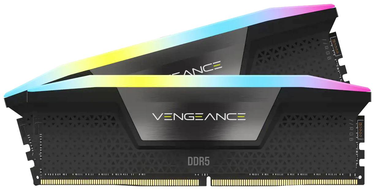 DDR5 64GB PC 6000 CL40 CORSAIR KIT (2x32GB) VENGEANCE RGB G retail - CMH64GX5M2B6000Z40