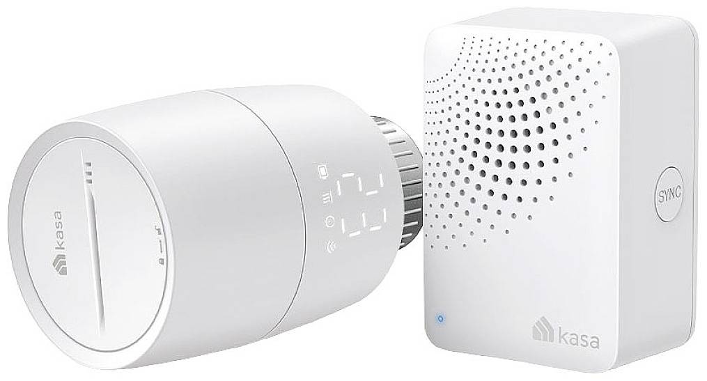 4897098688588 - TP-LINK Kasa KE100 Smart Thermostatisches Heizkörperventil Starter Kit Weiß