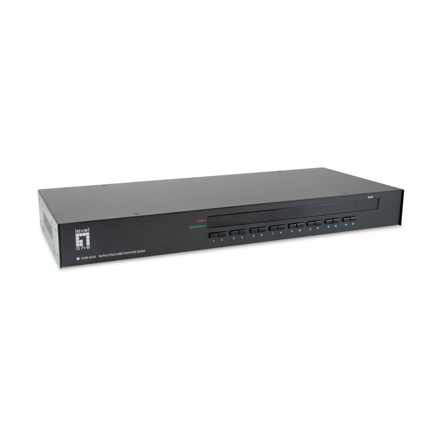 4015867229392 - LevelOne KVM-3216 16-Port PS 2-USB VGA KVM Switch 4015867229392 - LevelOne KVM-3216 16-Port PS 2-USB VGA KVM Switch
