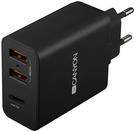 5291485003821 - Power Adapter 2xUSB-A + 1xUSB-C 24A 30W PD black retail 5291485003821 - Power Adapter 2xUSB-A + 1xUSB-C 24A 30W PD black retail