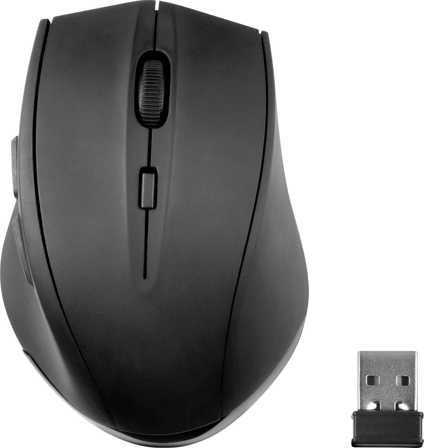 Speedlink Maus CALADO, kabellos, Leise, schwarz retail Mäuse & Tastaturen