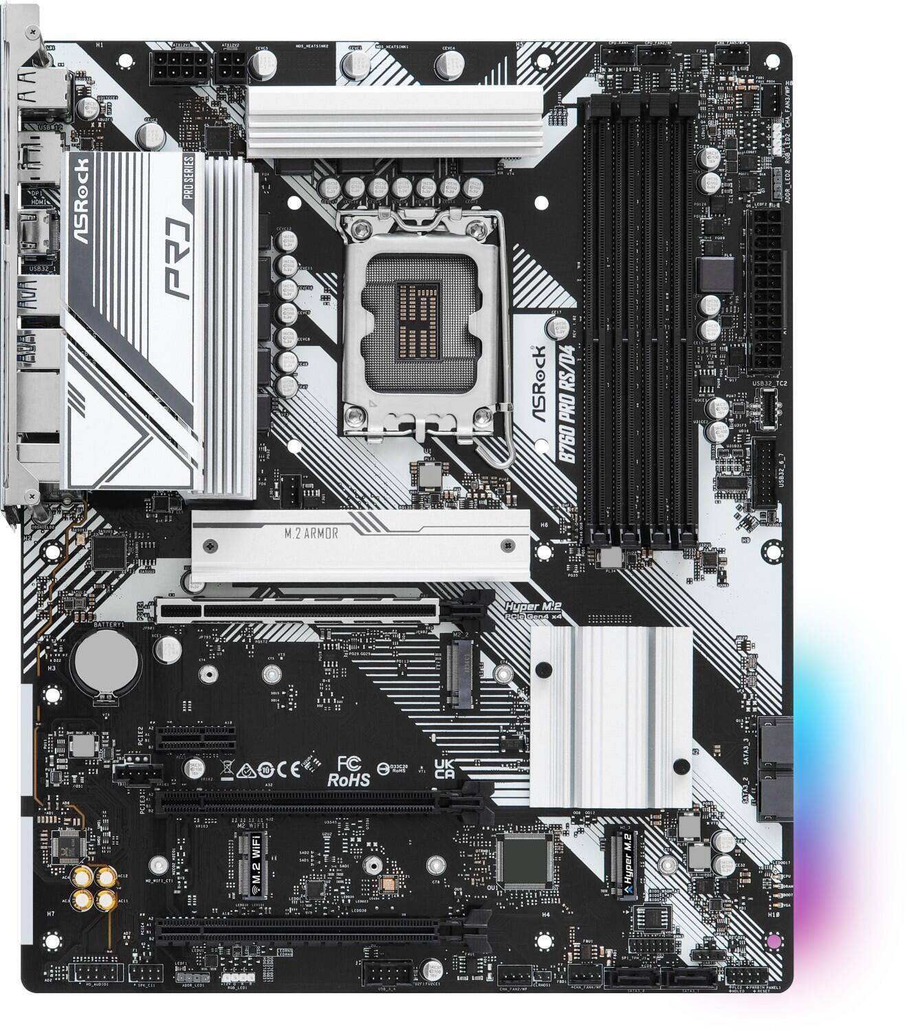 ASRock B760 PRO RS/D4 1700 ATX HDMI/DP DDR4 retail - 90-MXBL80-A0UAYZ