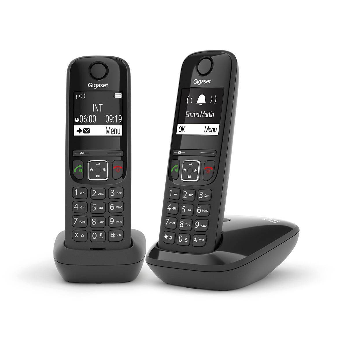 Gigaset AS690 Duo schwarz int. - L36852-H2816-C101