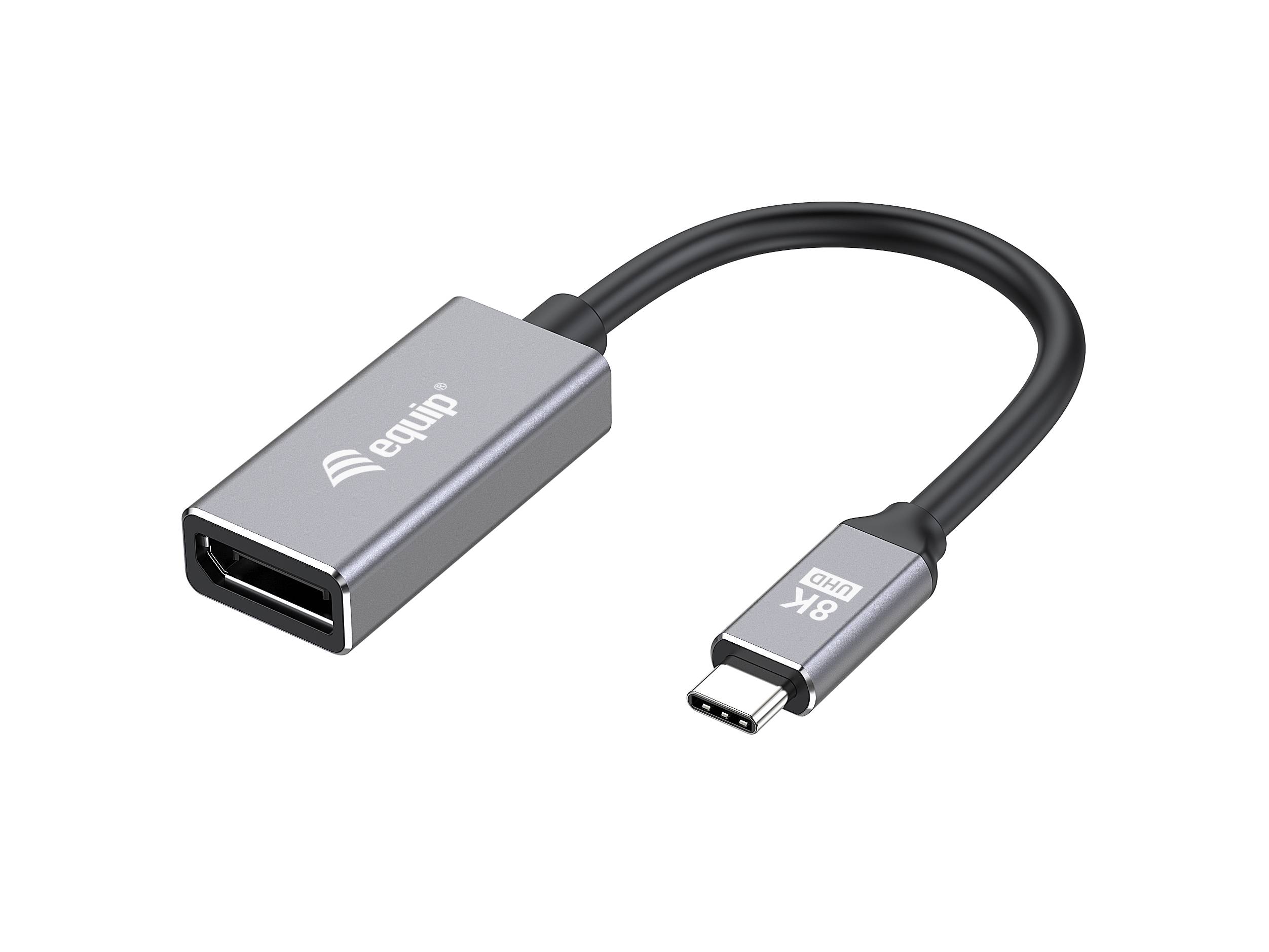 4015867230015 - Equip Adapter USB-C -> DisplayPort 14 8K60Hz 015m gr 4015867230015 - Equip Adapter USB-C -> DisplayPort 14 8K60Hz 015m gr