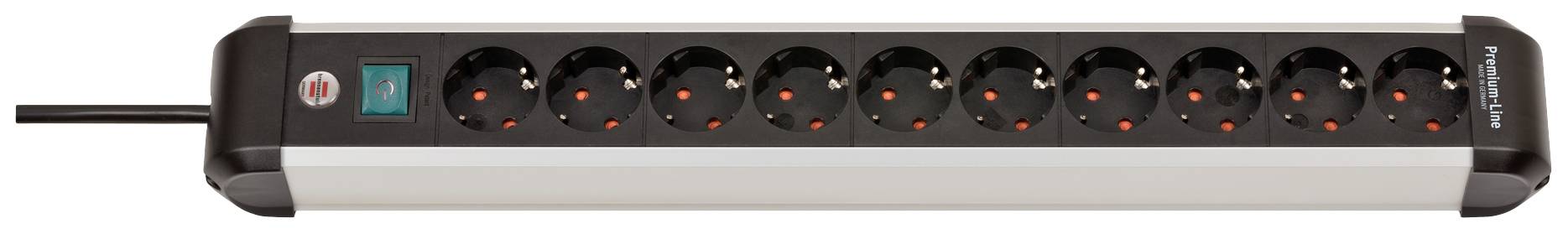 Brennenstuhl Steckdosenleiste Premium-ALU-Line 10fach 3m Brennenstuhl Steckdosenleiste Premium-ALU-Line 10fach 3m