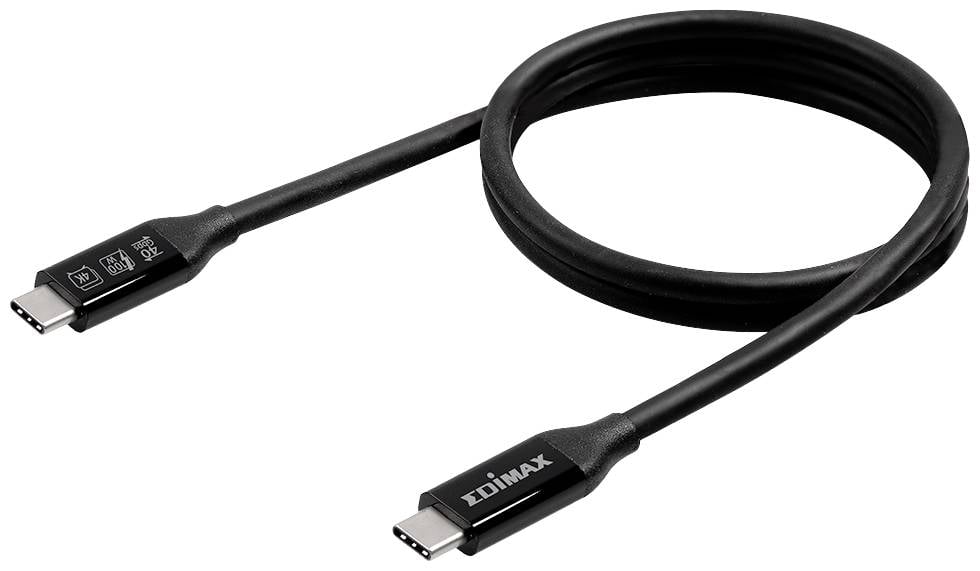 EDIMAX USB4/Thunderbolt3 Cable 40 Gbit/s 1m Type C to Type C - UC4-010TB V2