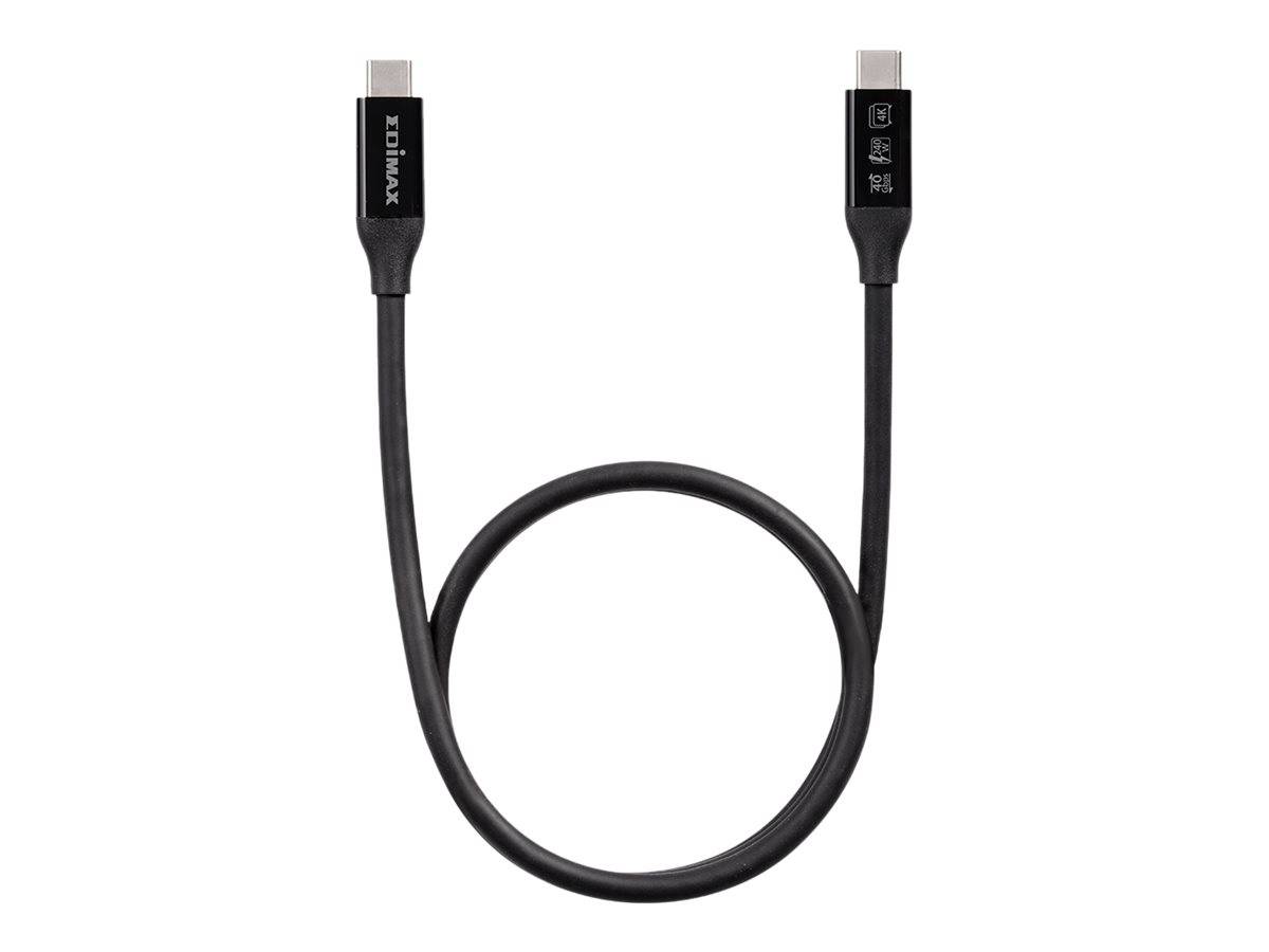 EDIMAX USB4/Thunderbolt3 Cable 40 Gbit/s 0,5m Type C to C - UC4-005TB