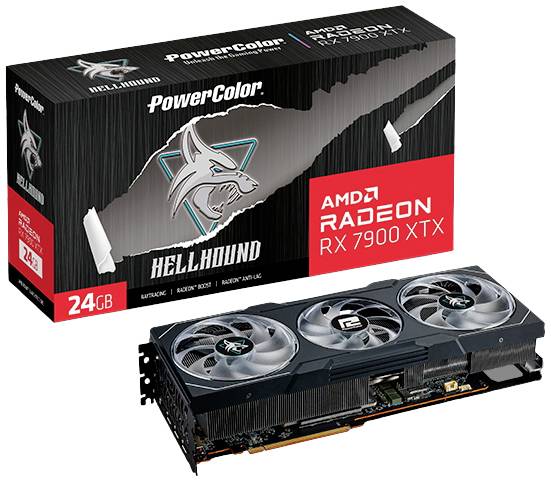 Powercolor Radeon RX7900XTX Hellhound 24GB GDDR6 HDMI 3xDP