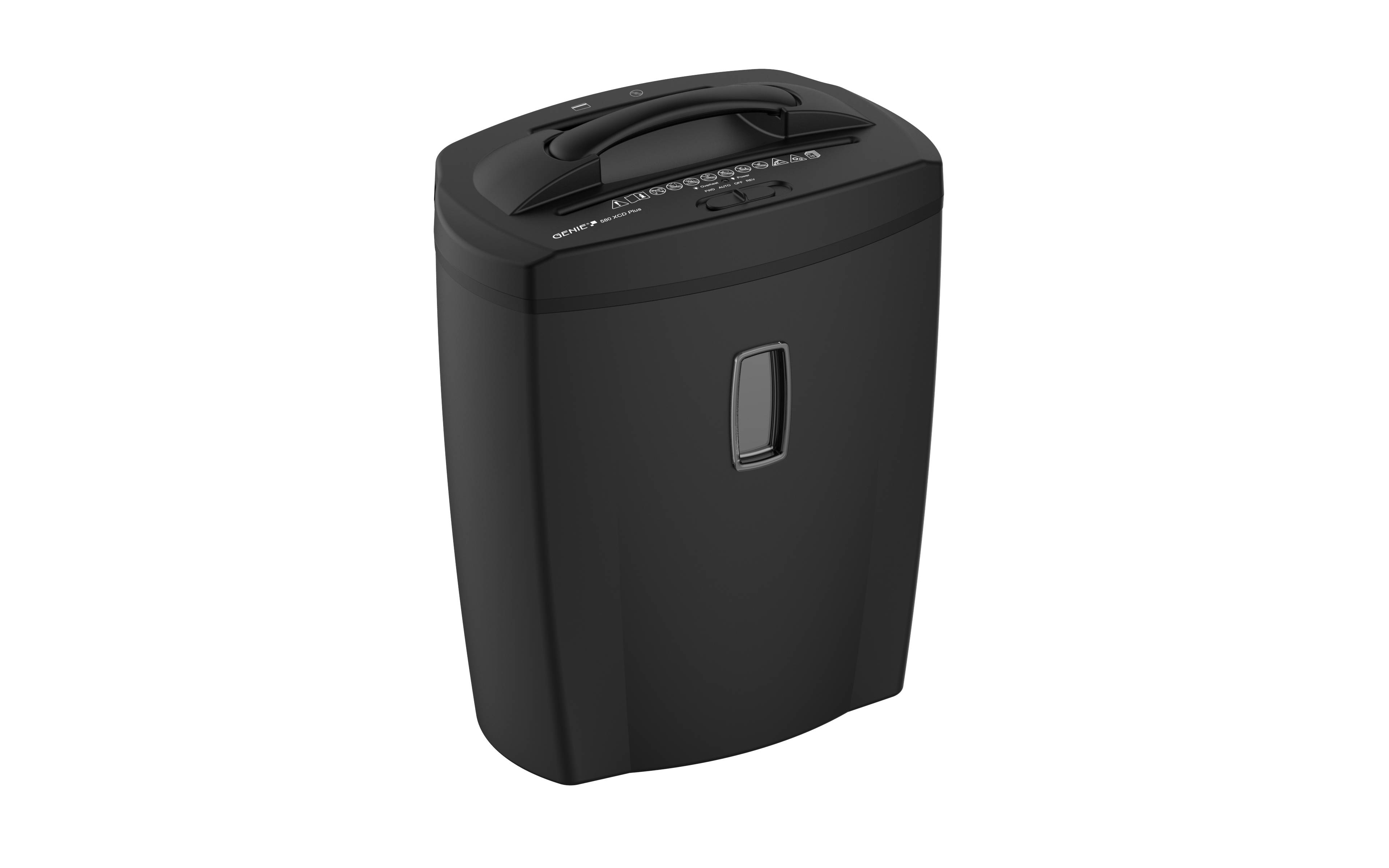 GENIE Aktenvernichter 580 XCD+ Cross Cut schwarz Aktenvernichter