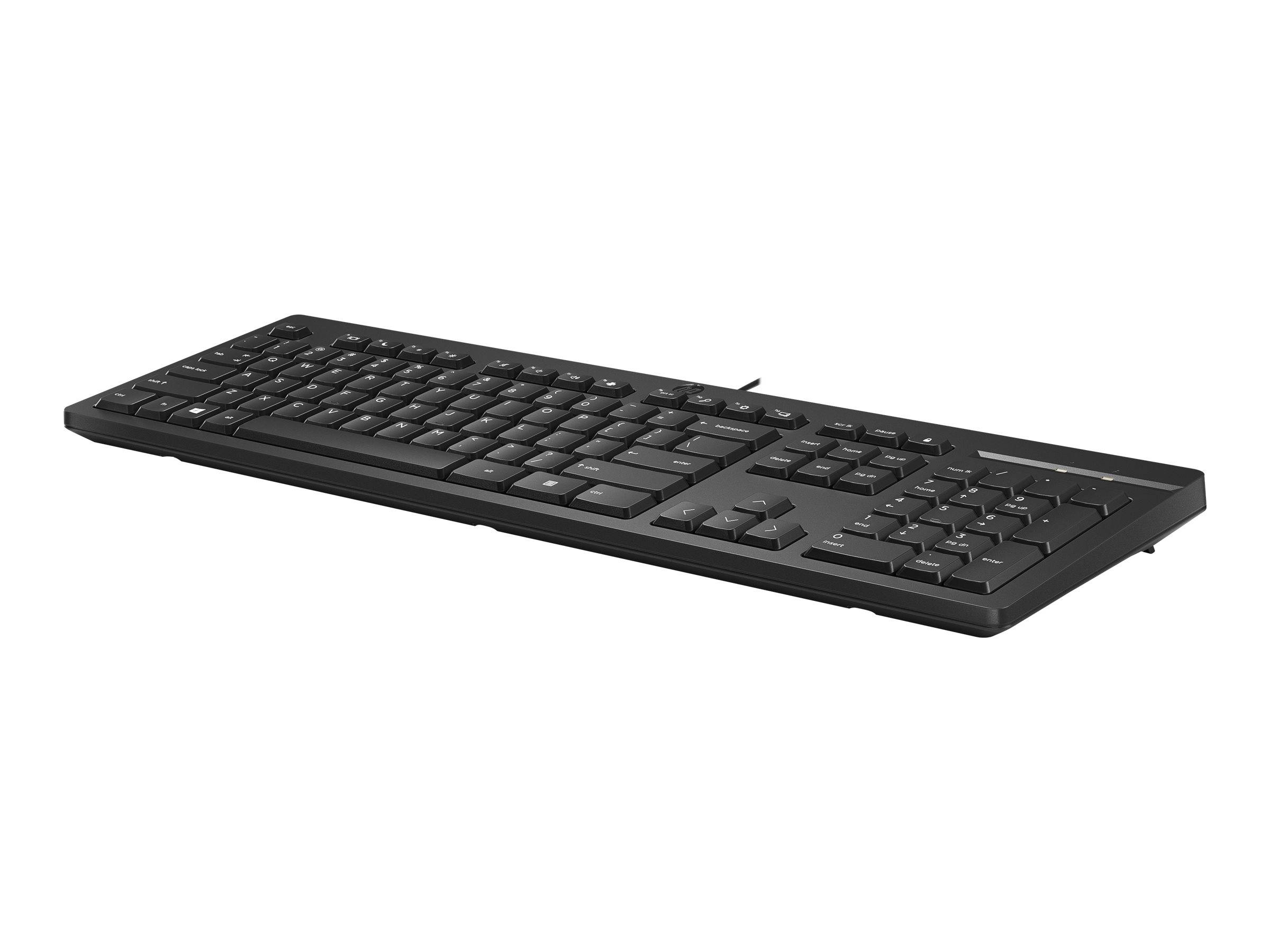 HP Tastatur 125 WD KBD Englisch International - 266C9AA#ABB