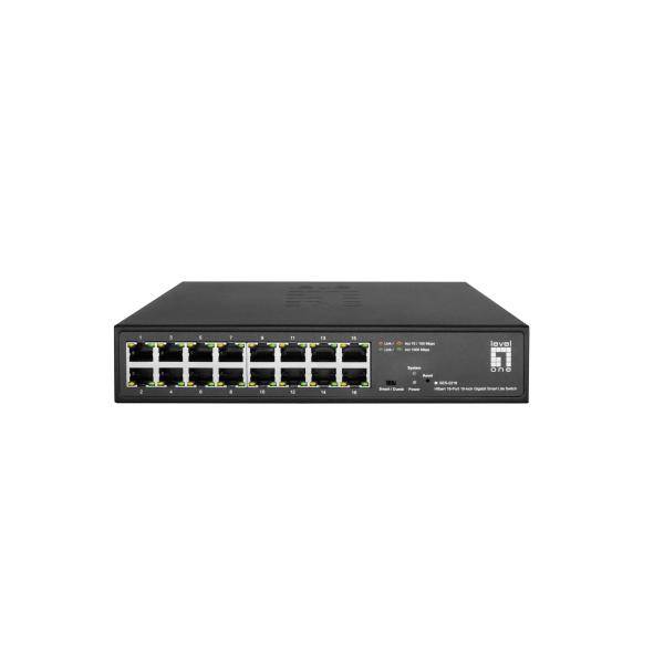 LevelOne Switch 16x GE GES-2216 Hilbert 10 - GES-2216