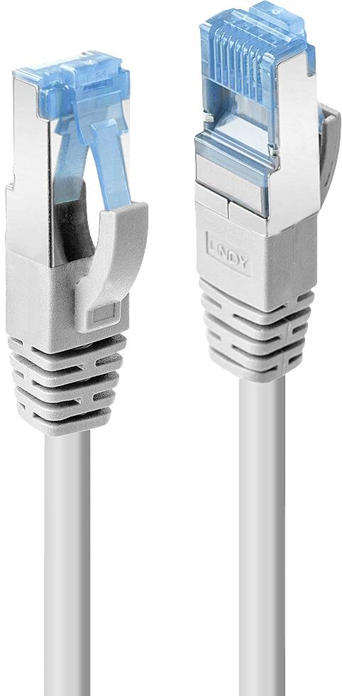 LINDY Patchkabel Cat.6A S/FTP TPE, grau 10m - 47637