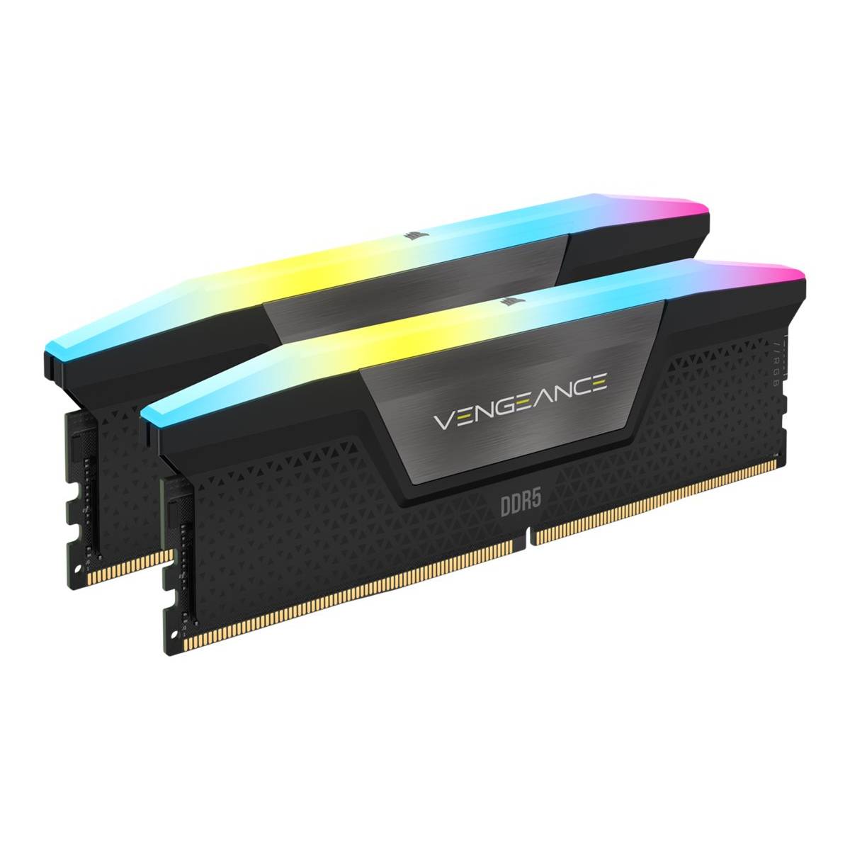 0840006664901 - CORSAIR PC-Arbeitsspeicher VENGEANCE RGB DDR5 Memory Arbeitsspeicher RGB Gr 2 x 32 GB schwarz Arbeitsspeicher 0840006664901 - CORSAIR PC-Arbeitsspeicher VENGEANCE RGB DDR5 Memory Arbeitsspeicher RGB Gr 2 x 32 GB schwarz Arbeitsspeicher