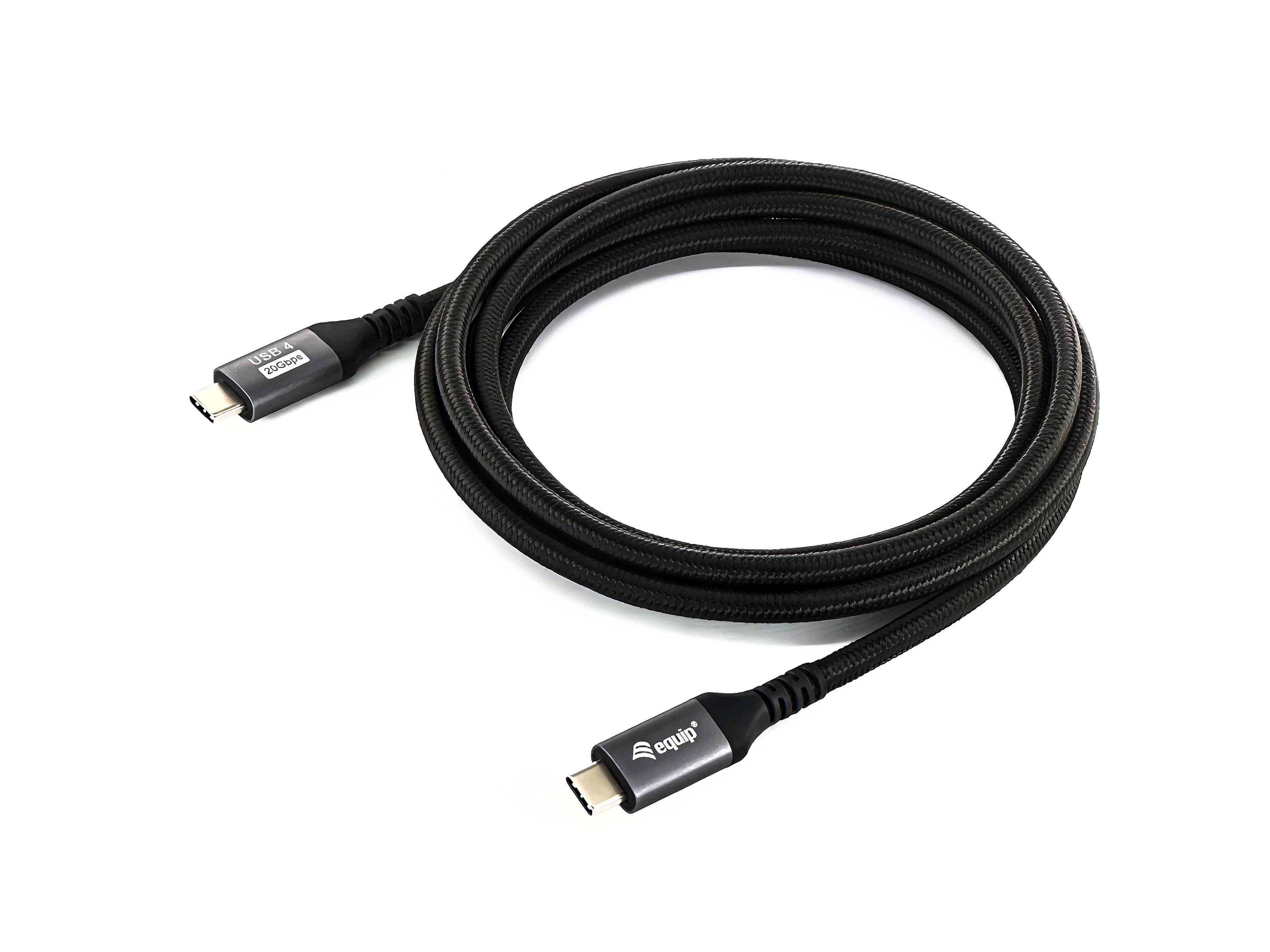 4015867231067 - Equip USB4 Gen 2x2 C-auf-C-Kabel Stecker Stecker 20 m 4K 60 Hz 20 Gbit s PD 100 W 4015867231067 - Equip USB4 Gen 2x2 C-auf-C-Kabel Stecker Stecker 20 m 4K 60 Hz 20 Gbit s PD 100 W