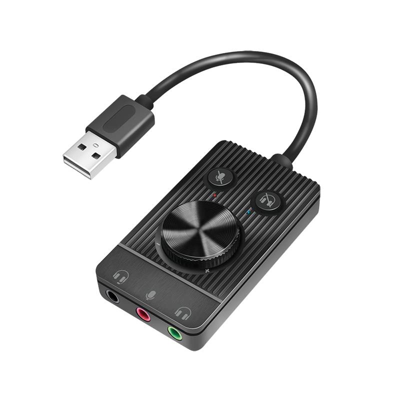 4052792068023 - UA0397 - usb 20 Audioadapter mit Lautstärkeregler 3X 35 mm Klinkenanschlüsse (trs trrs) - Logilink 4052792068023 - UA0397 - usb 20 Audioadapter mit Lautstärkeregler 3X 35 mm Klinkenanschlüsse (trs trrs) - Logilink