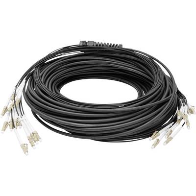 DIGITUS LWL Patchkabel LC->UPC 100m Vorkonfektioniert OM4 12 Lichtwellenleiterkab