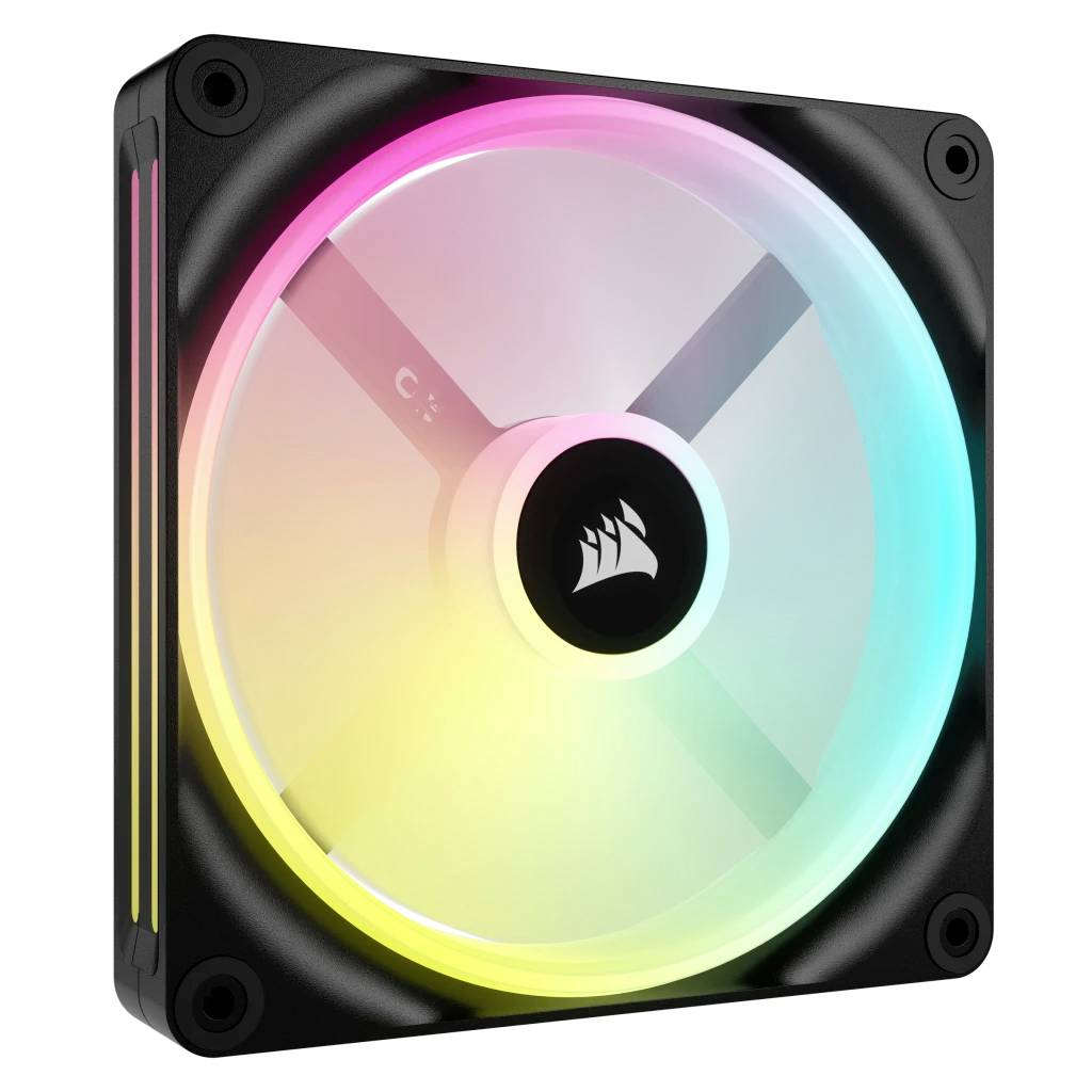 0840006697961 - CORSAIR Gehäuselüfter iCUE LINK QX140 RGB 140-mm-PWM-Lüfter-Starter-Kit Computer-Kühler schwarz Weitere PC-Komponenten