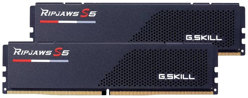 4713294233721 - GSKILL DIMM 48 GB DDR5-6400 (2x 24 GB) Dual-Kit Arbeitsspeicher - schwarz F5-6400J3648G24GX2-RS5K Ripjaws S5 XMP (F5-6400J3648G24GX2-RS5K)