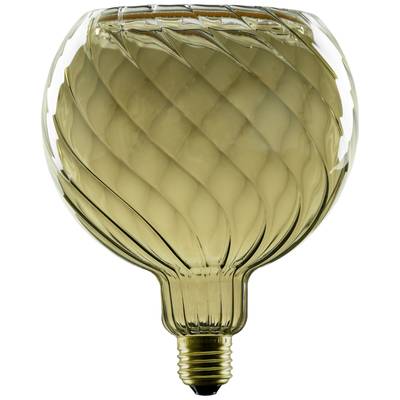 SEGULA LED Floating Globe 150 twisted smokey grau E27 230Lm