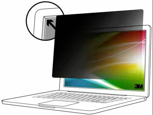 3M Bright Screen Blickschutzf. 15,6 Laptop (16:9)  BP156W9B