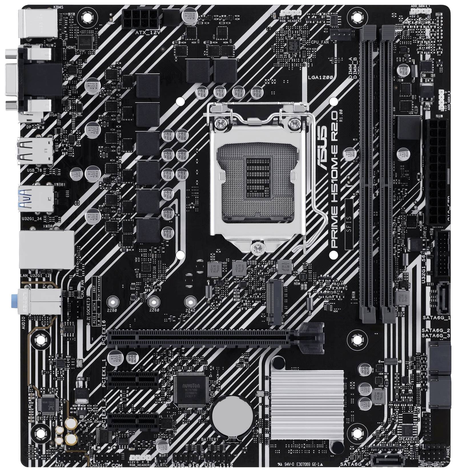 MB ASUS PRIME H510M-E R2.0 (Intel,1200,DDR4,mATX) MB ASUS PRIME H510M-E R2.0 (Intel,1200,DDR4,mATX)