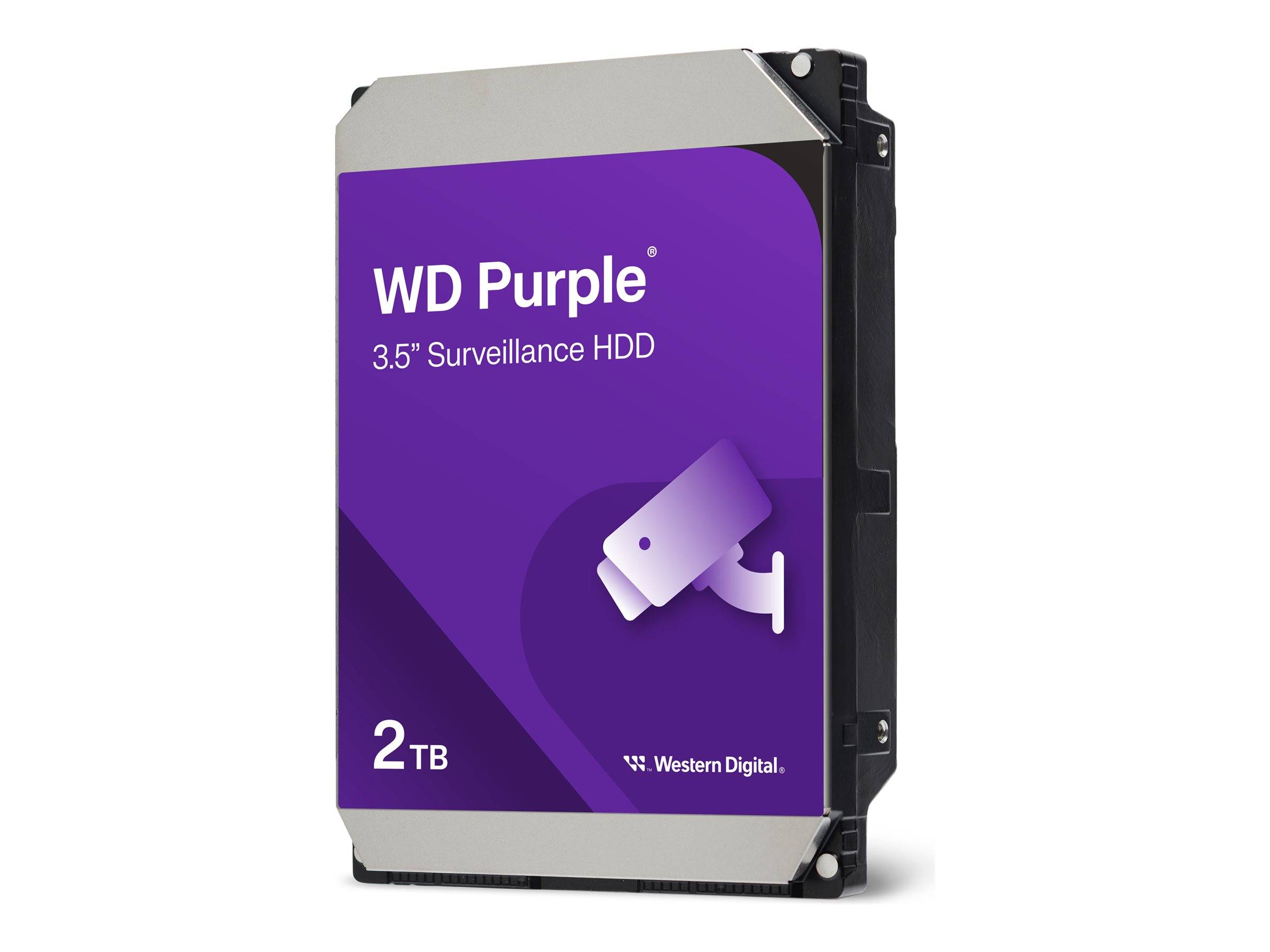 0718037896199 - Purple Surveillance 23PURZ - hard drive - 2 TB - SATA 6Gb s Festplatten - 2 TB - 35 - SATA-600 - cache
