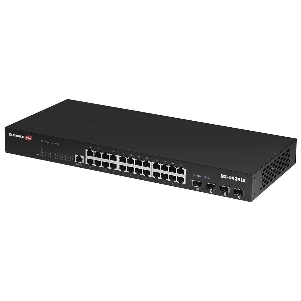 EDIMAX Switch Pro 28x GE GS-5424LX Rackmount - GS-5424LX