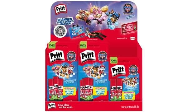 Pritt Klebestifte Display Paw Patrol 3x11g, 4x11g, 2x22g - 9H PAW01
