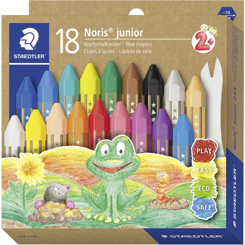 STAEDTLER Wachsmalkreide Noris junior 18er-Set retail Zeichnen,Malen,Basteln