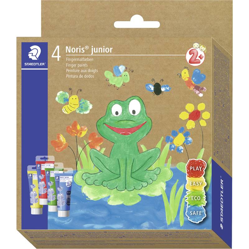 STAEDTLER Fingermalfarbe Noris junior 4er-Set retail Zeichnen,Malen,Basteln