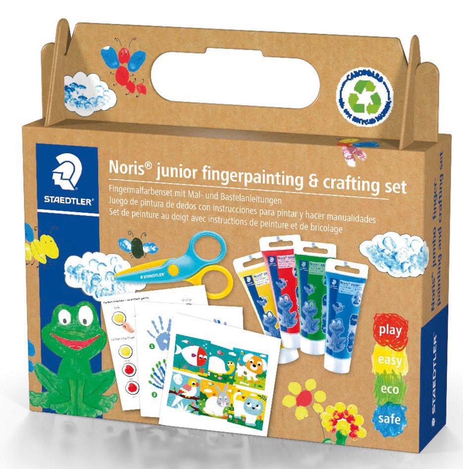 STAEDTLER Fingermalfarbe Noris junior Bastel-Set retail