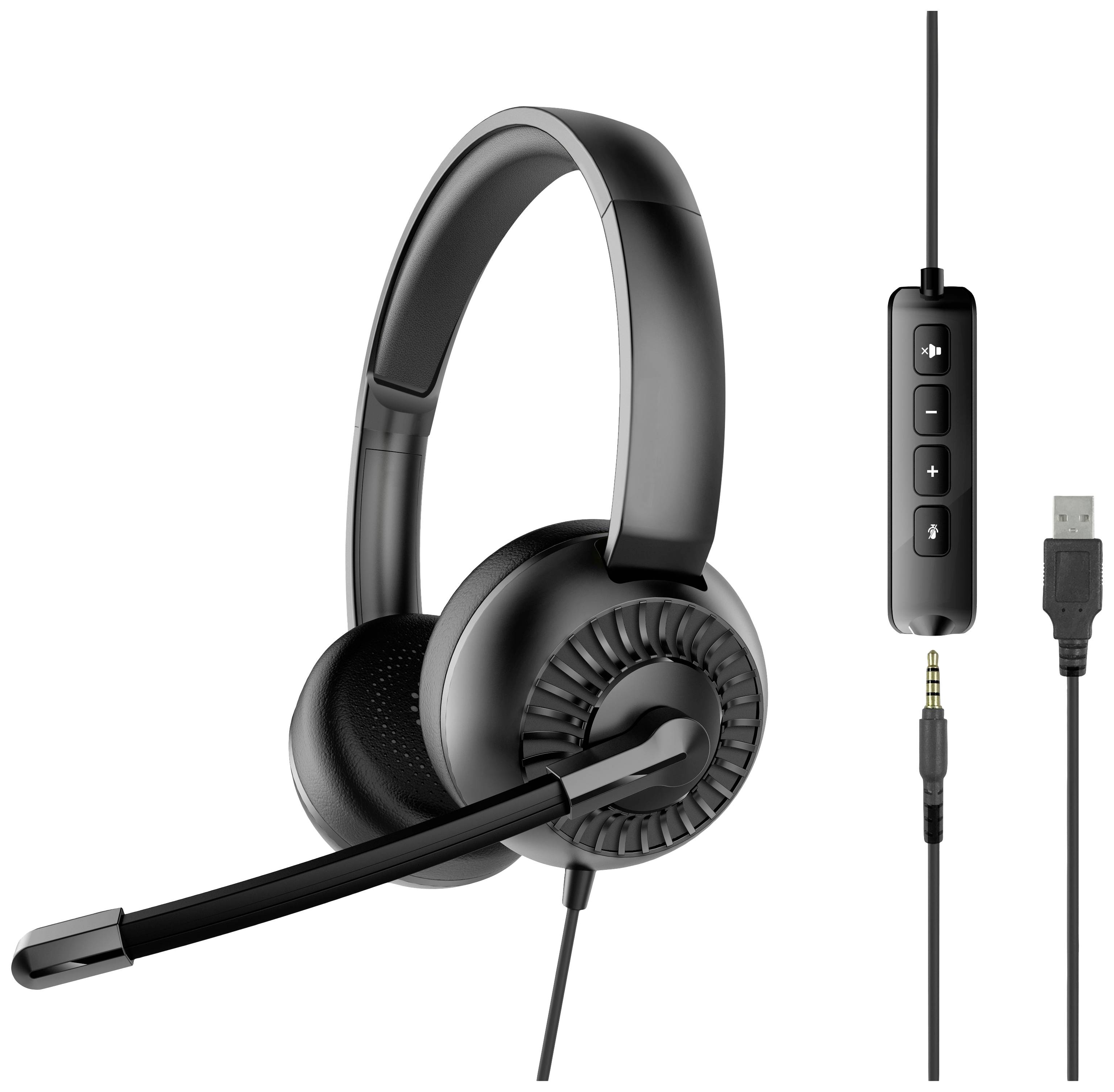 Speedlink Office Headset METIS, USB, Stereo, schwarz retail