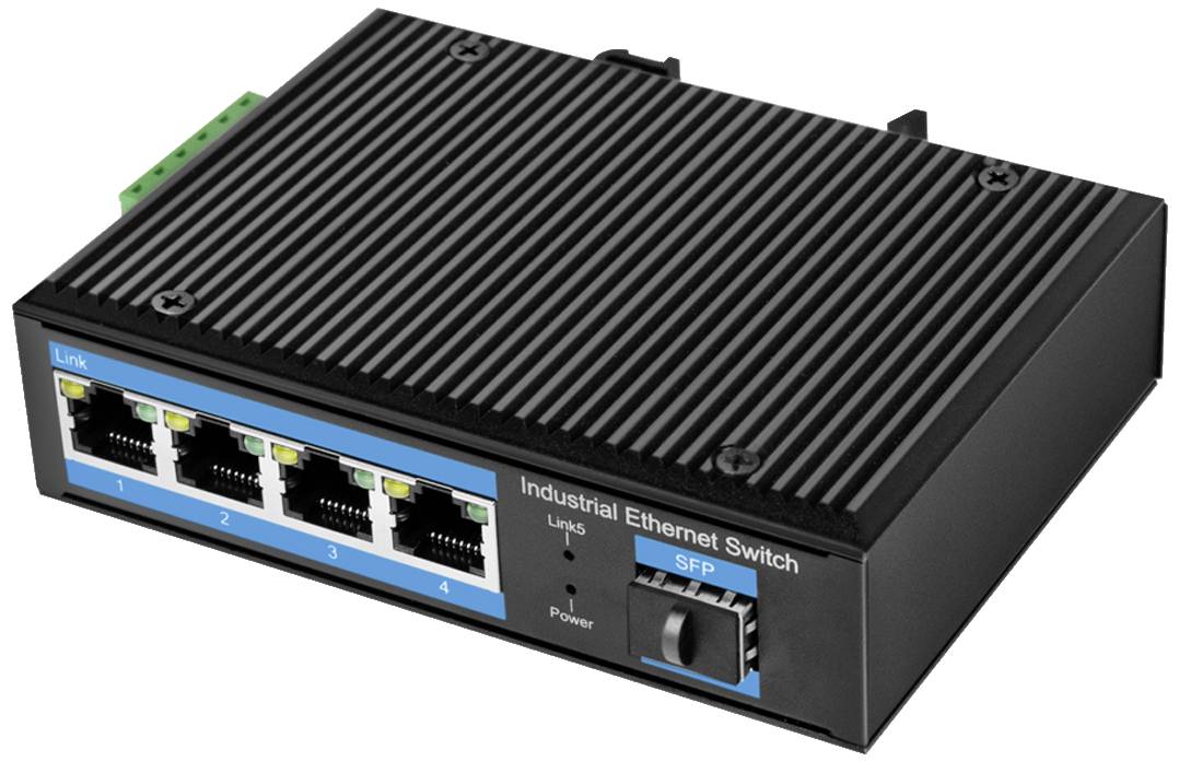 Logilink 4-Port Gigabit Ethernet Switch 1000Mbit/s +1 SFP PT