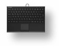 4250078172901 - KeySonic KSK-5211ELU - Tastatur - mini - mit 2-Tasten-Touchpad - hinterleuchtet - USB 4250078172901 - KeySonic KSK-5211ELU - Tastatur - mini - mit 2-Tasten-Touchpad - hinterleuchtet - USB