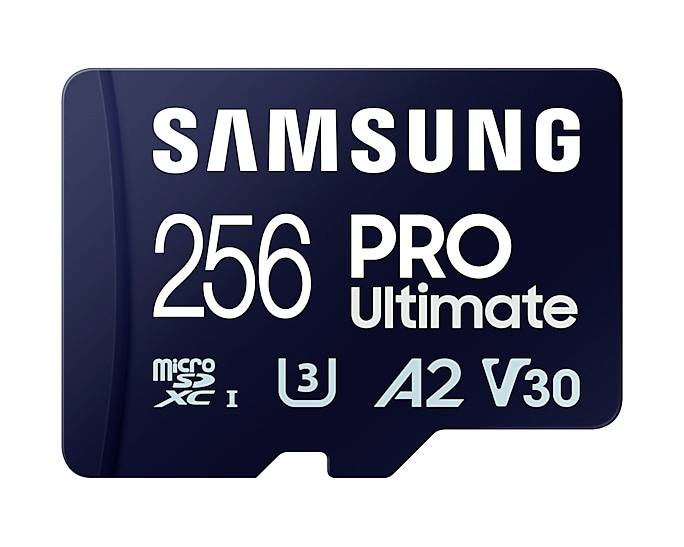 SD MicroSD Card 256GB Samsung SDXC PRO Ulti.(Class10) Read retail