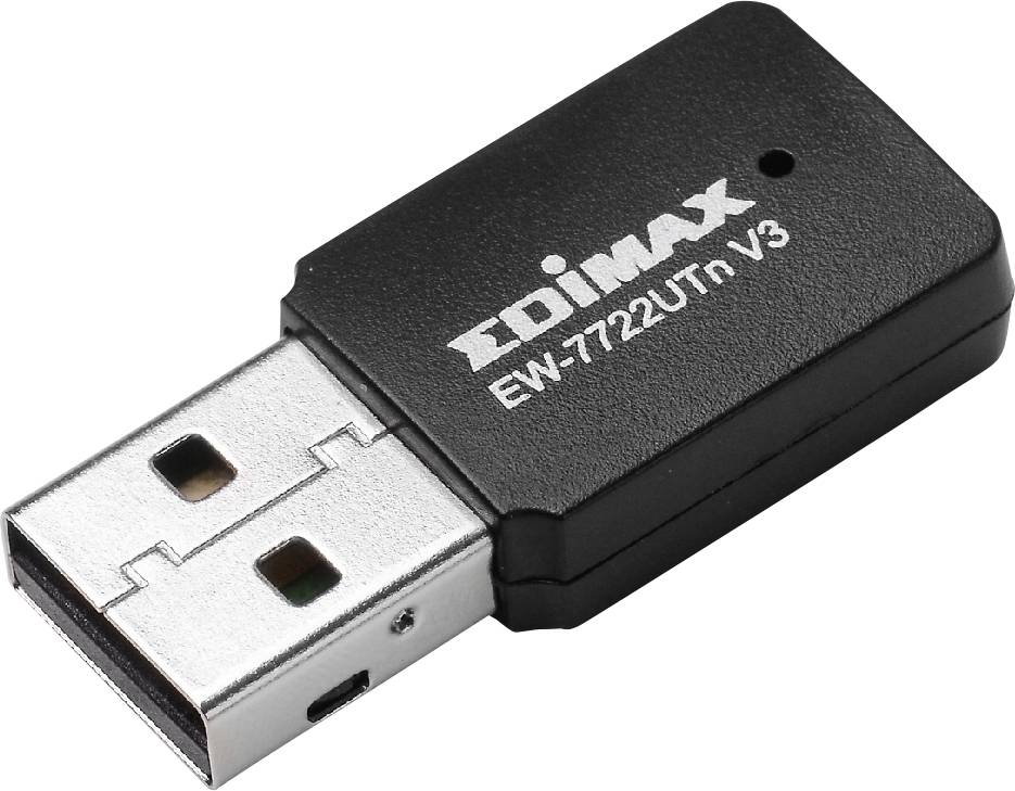 EDIMAX WL-USB EW-7722UTN V3 N300 2T2R Wireless USB Adapter - EW-7722UTN V3