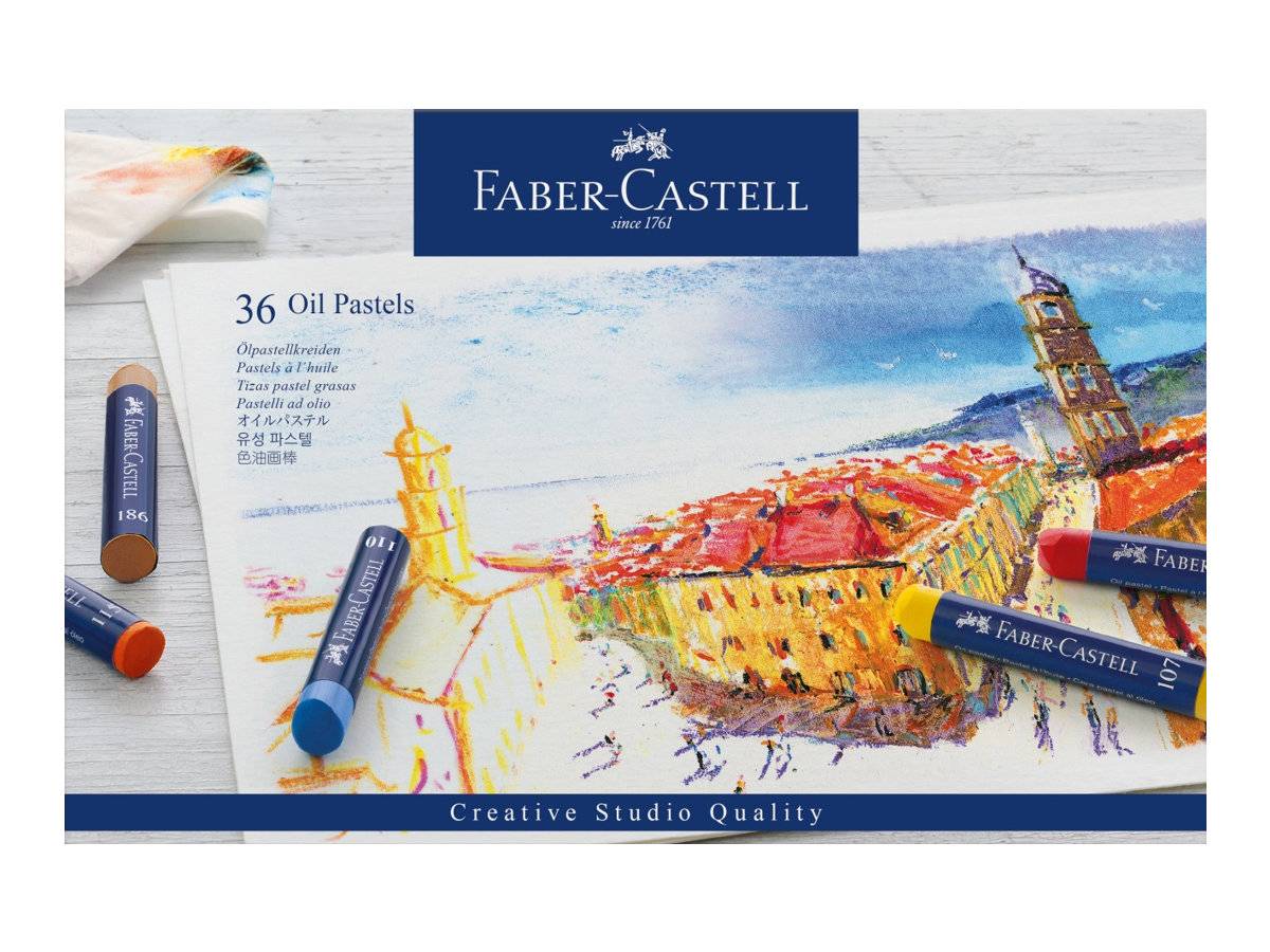 FABER-CASTELL Ölpastellkreiden 36er Kartonetui