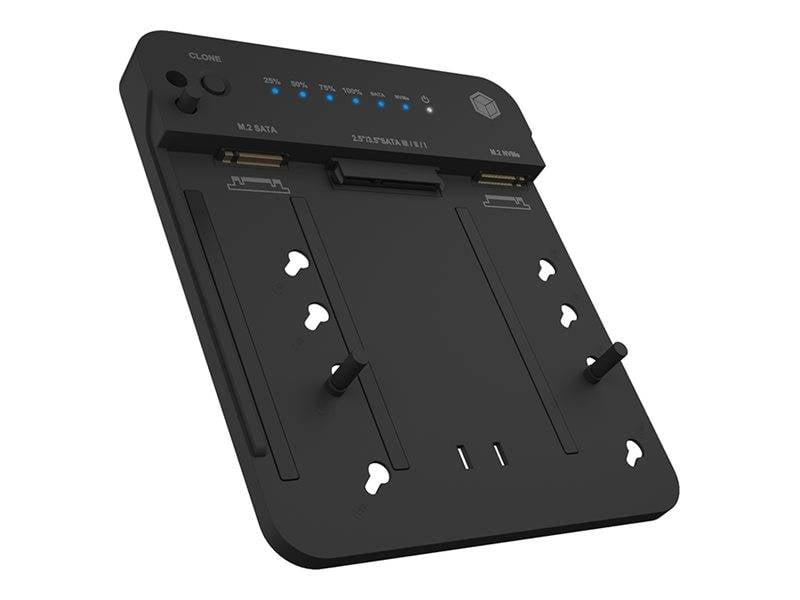 Docking- & Klonstation IcyBox 2,5& 3,5M.2 SATA NVMe USB3.2 retail