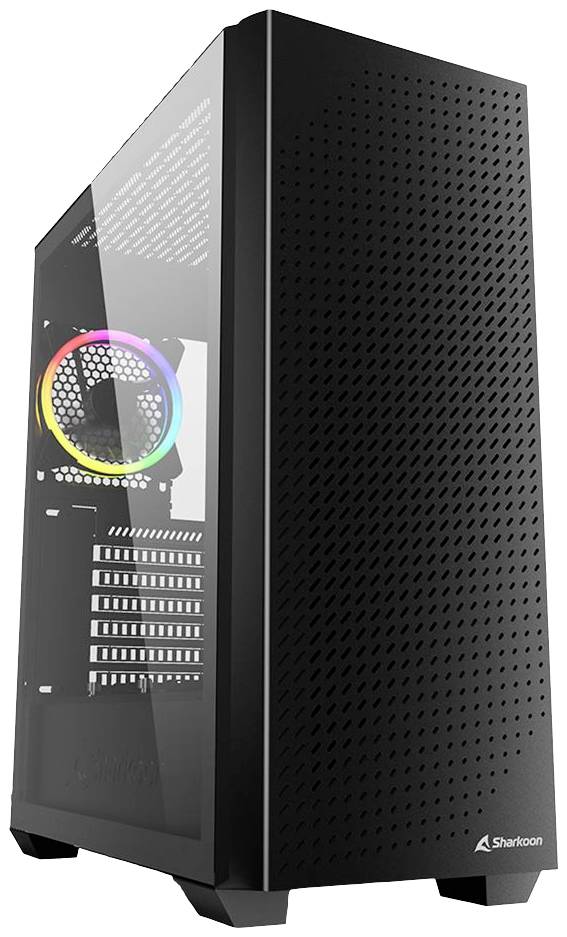Sharkoon Gehäuse VS9 RGB ATX 1xGlas schwarz - 4044951039111