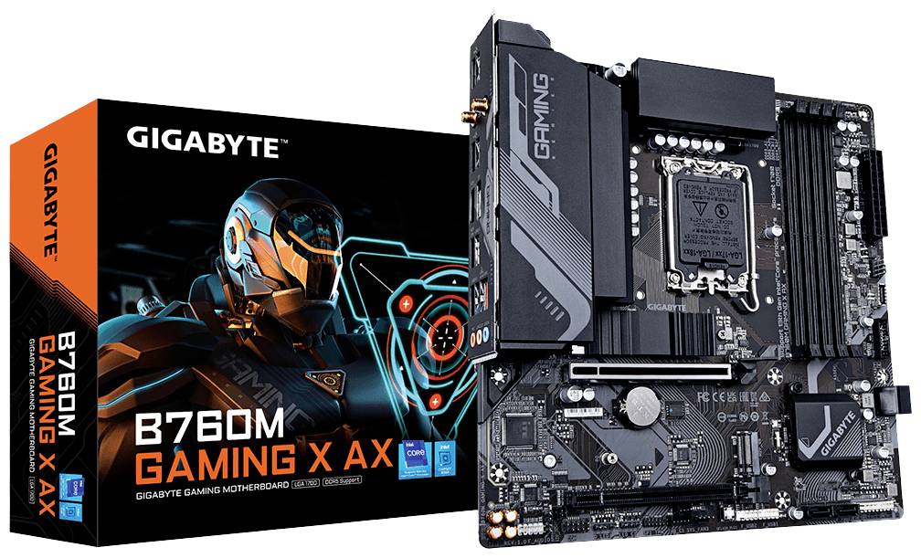 Gigabyte B760M Gaming X AX           (B760,S1700,mATX,DDR5)