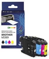 Freecolor Patrone Brother LC223 Multiplack BK/C/M/Y remanufactured Freecolor Patrone Brother LC223 Multiplack BK/C/M/Y remanufactured